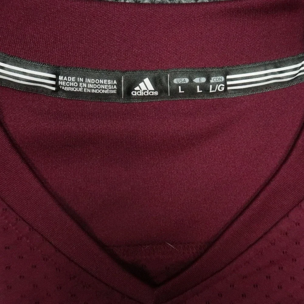 Texas‎ A&M Aggies Jersey Mens Large Adidas Maroon 12th Man Football #12
